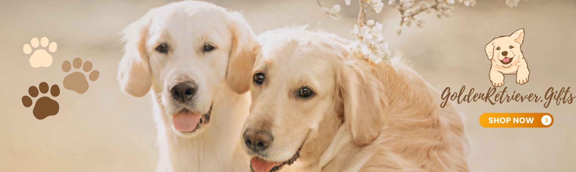 Golden Retriever Gifts Top Banner