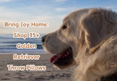 Bring Joy Home_ Shop 35+ Golden Retriever Throw Pillows