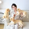 New Lifelike Dog Plush Stuffed Animal Realistic Plushie Golden Retriever Puppy Toy Gifts For Kids Kawaii 3 - Golden Retriever Gifts