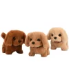 Plush Electric Puppy Simulation Pet Dog Teddy Dog Golden Retriever Bichon Frize Dog Can Bark Run 1 - Golden Retriever Gifts