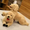 Super Simulation Mum Kids Labrador Dog PLush Toy Stuffed Lifelike Golden Retriever animals Doll toys for 2 - Golden Retriever Gifts