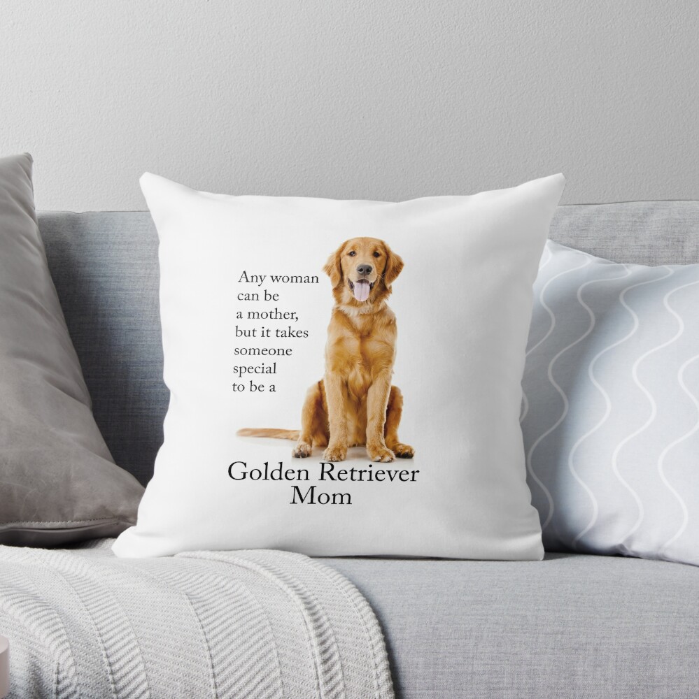 The Golden Retriever Throw Pillow