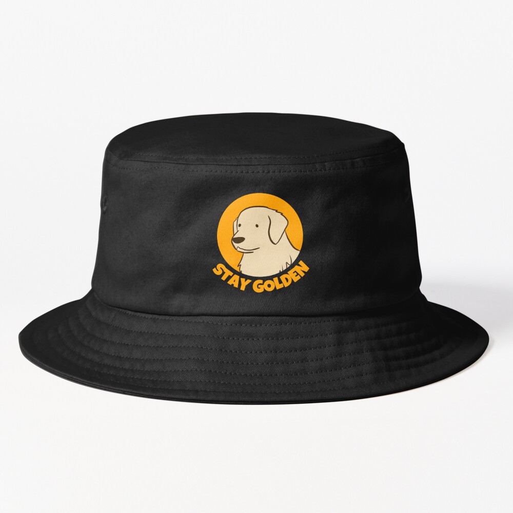 Stay Golden Retriever Bucket Hat