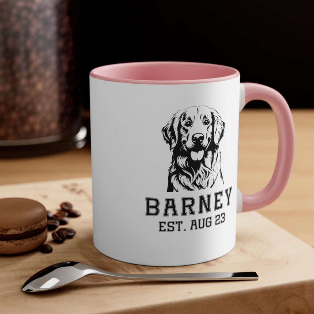 Golden Retriever Est Custom Dog Mug