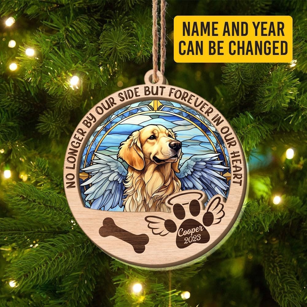 Golden Retriever Personalized Dog Memorial Ornament